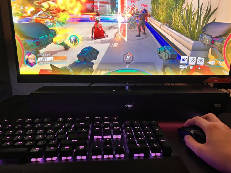 코브라 프로는 오버워치 2를 즐기기에 부족함이 없었다.