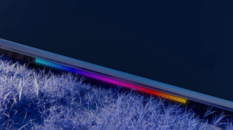 하단에는 LED 바를 넣어 디자인에 포인트를 줬다.