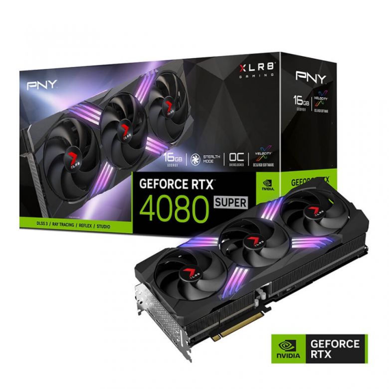 ▲ 마이크로닉스가 유통하는 PNY GeForce RTX 4080 SUPER 16GB OC ARGB TF