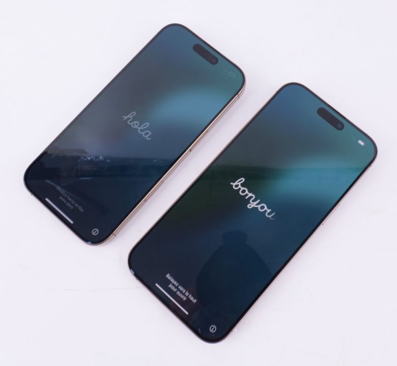 6.3인치와 6.9인치지만, 실제 화면 크기는 상당히 차이 난다.