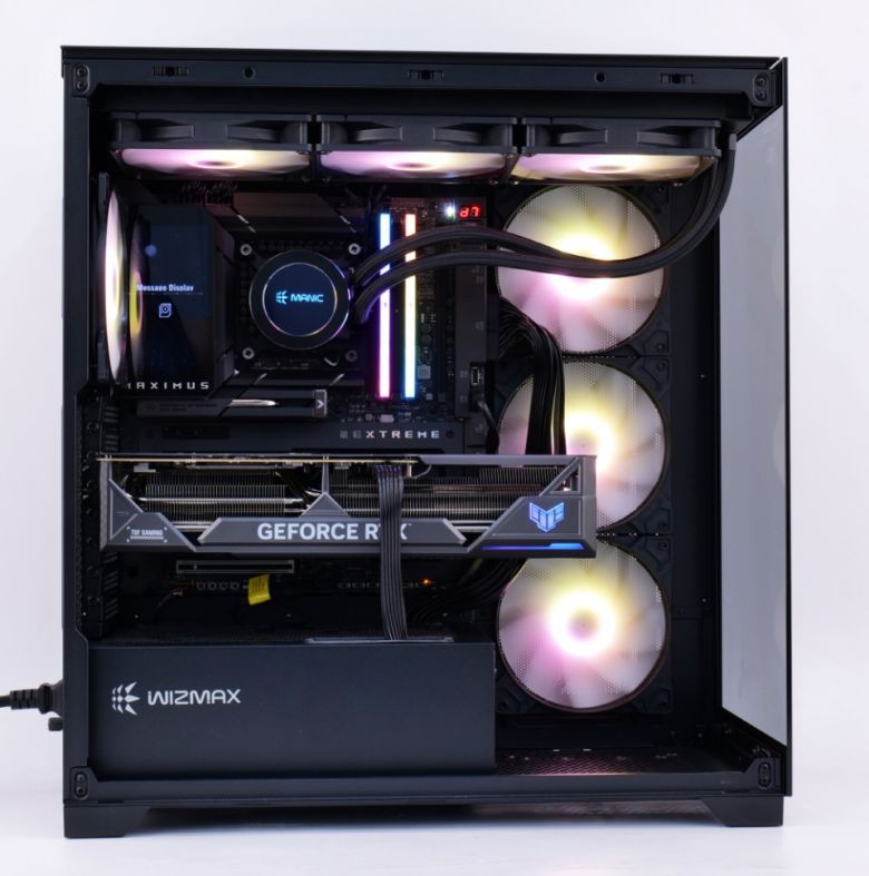 모든 조립이 완료된 후 제대로 작동하는지 확인했다.