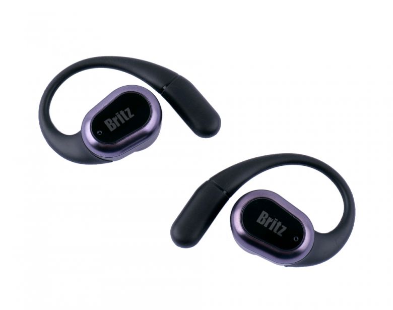 무선 이어폰 바깥쪽 브리츠 로고 부분에 MFB 버튼 내장