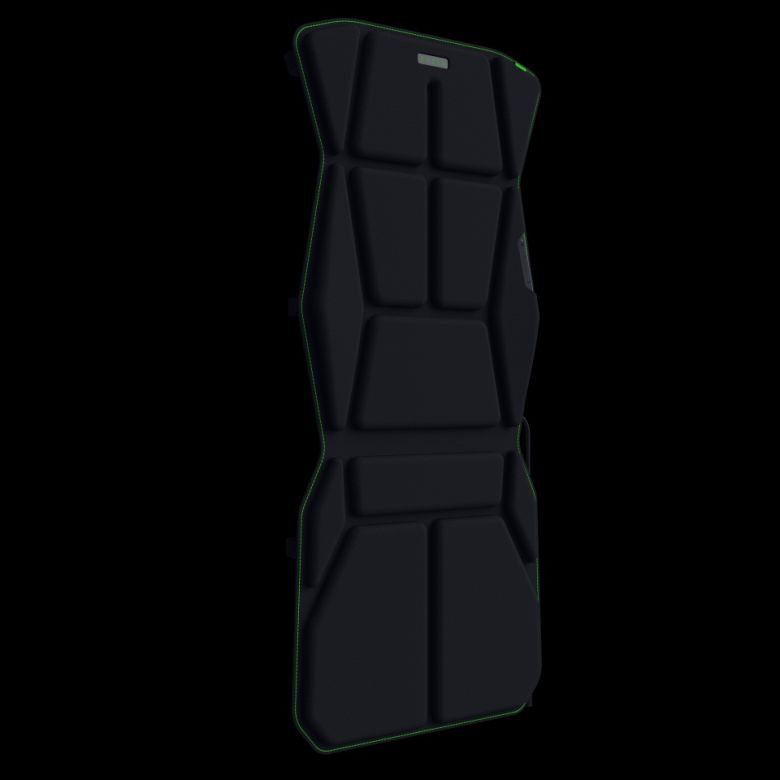 레이저 프레이야는 본체를 접어서 보관할 수 있도록 설계됐다.