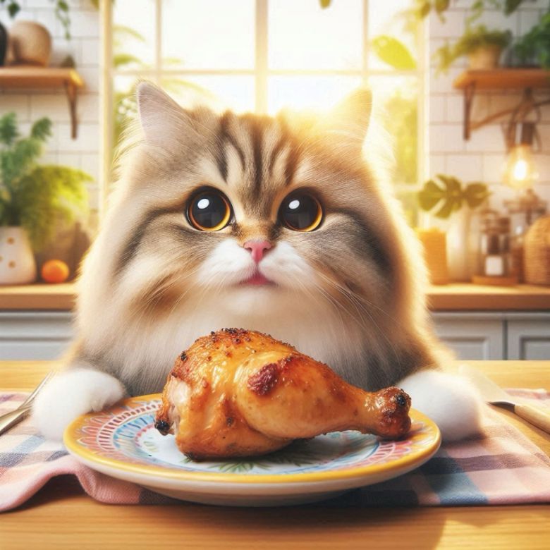 ‘고양이가 치킨 먹는 그림을 그려줘’라고 입력하자 귀여운 고양이 이미지가 빠르게 생성됐다.