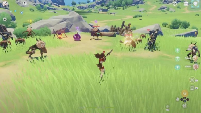 2020년 9월 출시된 모바일 RPG '원신'의 인게임 플레이 영상(이미지=원신 유튜브 캡처)