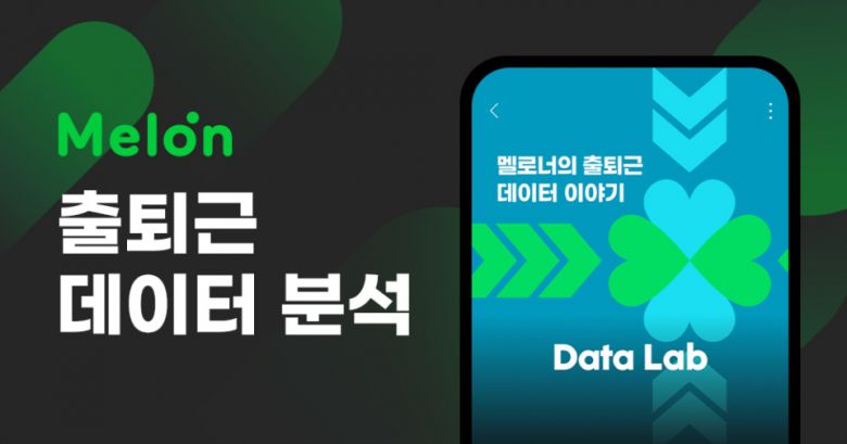 카카오엔터테인먼트의 뮤직플랫폼 멜론(Melon)이 2025년 평일 출퇴근 시간대 데이터를 분석한 결과를 공개했다(이미지=멜론)
