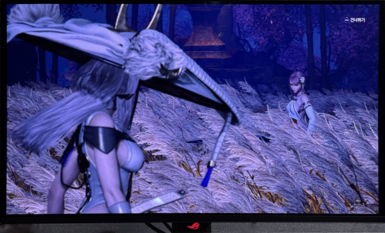 K UHD 해상도에서 240Hz 주사율을 지원해 AAA급 게임을 즐기기에 적합하다.