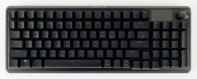 숫자패드를 포함하면서 레이아웃을 96%로 줄였다.