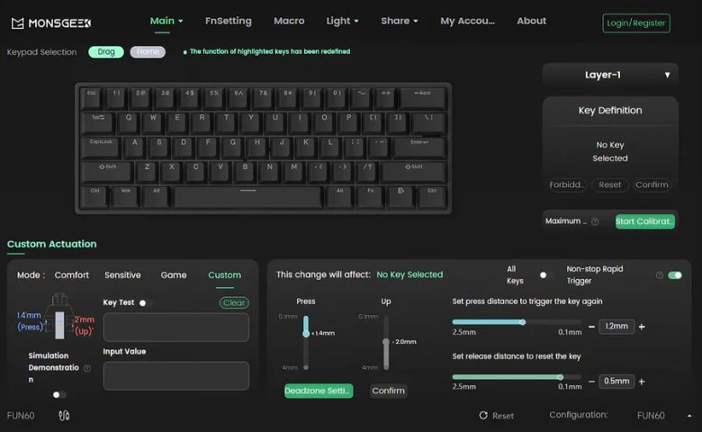 이 키보드도 웹 브라우저를 통한 제어를 지원해 보다 적은 리소스로 깔끔하게 사용할 수 있다.