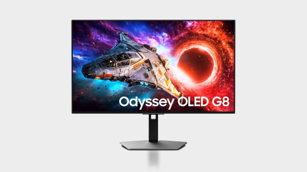 240Hz 주사율과 300니트 밝기의 QD OLED 모니터 32형 '오디세이 OLED G8(G80SH)' [사진=삼성전자]
