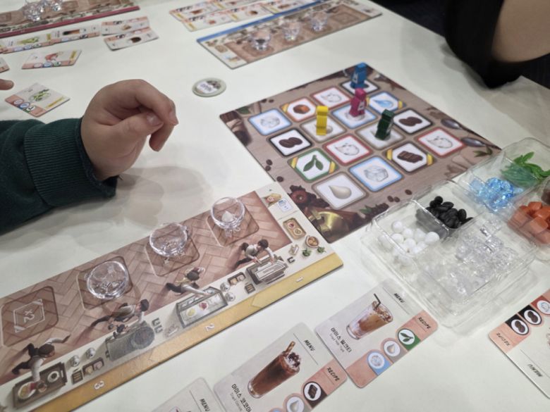 큰 인기를 구가한 커피 러시 체험 존. (이미지 출처 : PC사랑 촬영)