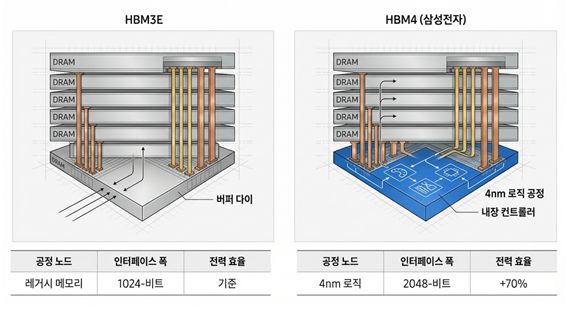삼성전자 HBM4 로직 공정.