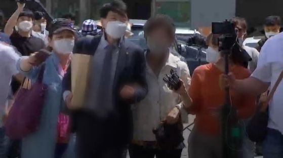 윤석열 검찰총장 장모 최모씨 〈출처 JTBC 뉴스룸〉