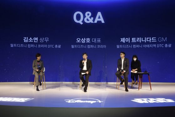 오상호 월트디즈니 컴퍼니 코리아 대표·제이 트리니다드 월트디즈니 컴퍼니 아태지역 DTC 사업 총괄. 사진=디즈니+
