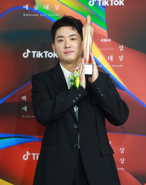 TV 부문 남자 조연상의 조현철. 사진=백상예술대상 특별취재반