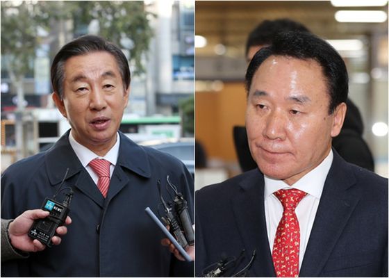 김성태 전 의원(왼쪽), 염동열 전 의원. 〈사진=연합뉴스〉