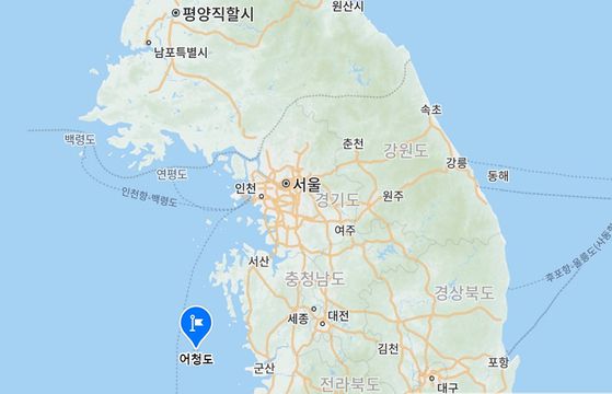 전북 군산 어청도.〈사진=네이버 지도〉