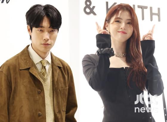 류준열(왼쪽), 한소희(오른쪽)