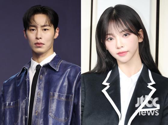 이재욱(왼쪽), 카리나(오른쪽)