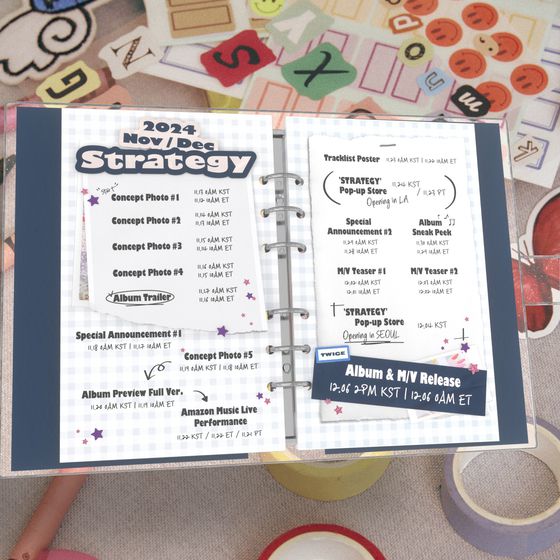 트와이스 신보 '스트래티지' 티징 콘텐츠, JYP엔터테인먼트 제공