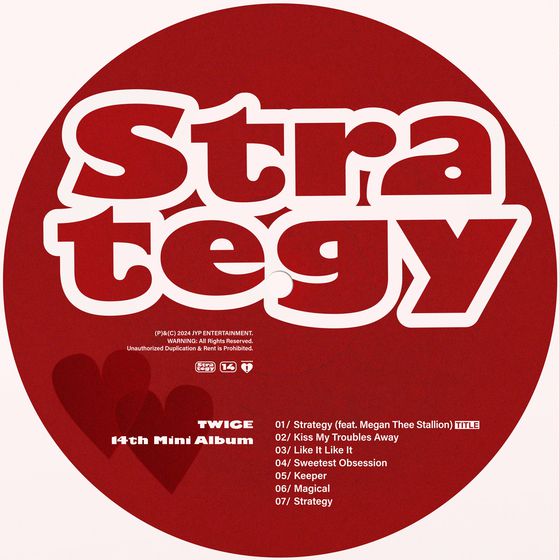 트와이스 미니 앨범 트랙리스트, JYP엔터테인먼트 제공