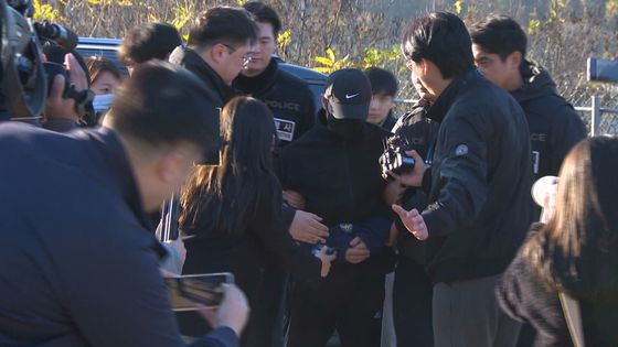 양광준 현장검증 당시 모습