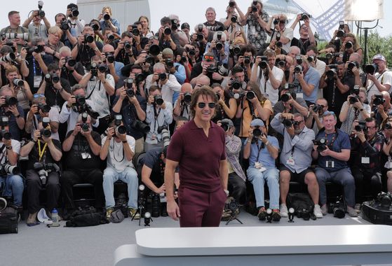 제78회 칸국제영화제(Cannes Film Festival·이하 칸영화제) 비경쟁 부문에 공식 초청된 영화 '미션 임파서블: 파이널 레코닝' 팀이 다양한 영화제 일정을 소화했다. 〈사진=롯데엔터테인먼트〉