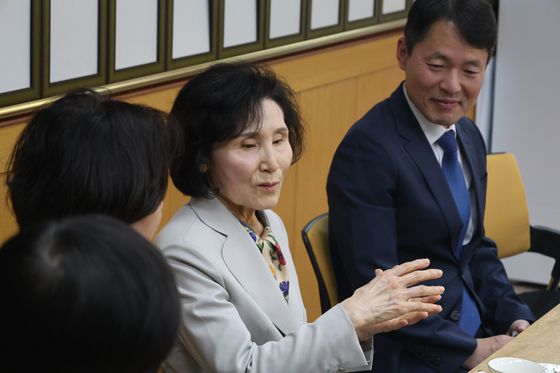 18일 광주양림교회를 방문한 김문수 국민의힘 대선 후보 배우자 설난영 여사. 〈사진=국민의힘 제공〉