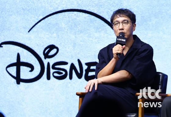 14일 오전 서울 JW 메리어트 동대문 스퀘어에서 디즈니+ '나인 퍼즐' 제작발표회가 열렸다. 윤종빈 감독과 배우 김다미, 손석구, 김성균, 현봉식이 참석했다. 박세완 엔터뉴스팀 기자 park.sewan@jtbc.co.kr