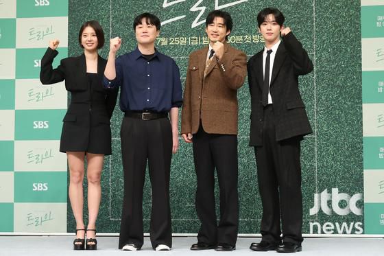 25일 오후 서울 목동 SBS에서 금토 드라마 '트라이: 우리는 기적이 된다' 제작발표회가 열렸다. 장영석 연출, 배우 윤계상, 임세미, 김요한이 참석했다. 박세완 엔터뉴스팀 기자 park.sewan@jtbc.co.kr