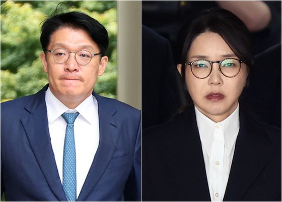 김상민 전 검사(왼쪽), 김건희 씨. 〈자료사진=연합뉴스〉