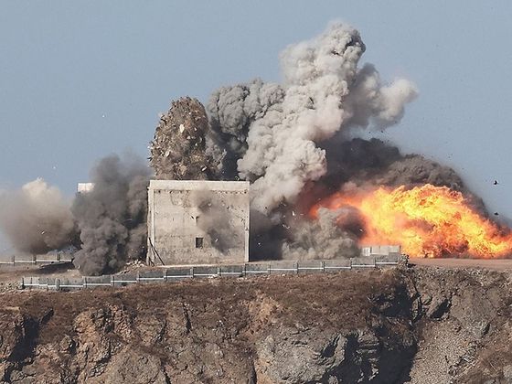 북한이 지난 2월 진행한 전략순항미사일 발사훈련. (기사와 직접적인 관계없음)　〈사진=조선중앙통신 연합뉴스〉