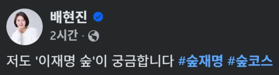 〈사진=배현진 국민의힘 의원 페이스북 갈무리〉