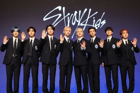 그룹 스트레이 키즈. 〈사진=연합뉴스〉