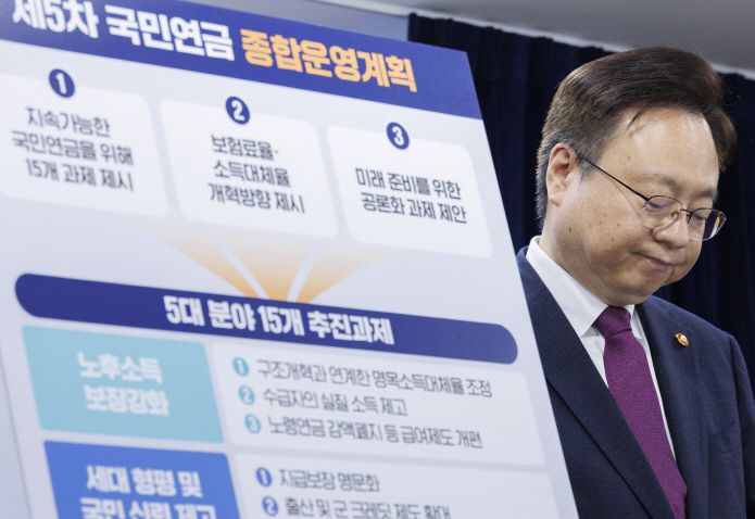 윤석열 정부는 출범 직후 연금개혁을 ‘인기 없는 일이지만 해야 하는’ 3대 개혁 과제로 내세웠다.[사진=연합뉴스]