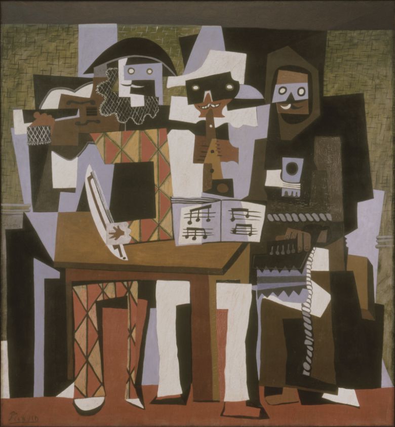 파블로 피카소, 세명의 음악가 [그림 | 위키백과]