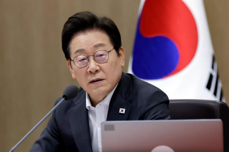 이재명 대통령이 22일 서울 용산 대통령실 청사에서 열린 국무회의에서 발언하고 있다. [사진 | 뉴시스]