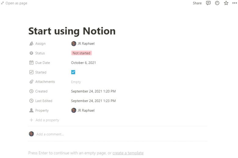 노션 보드의 모든 카드에는 손쉬운 데이터 입력을 위한 사용자 정의 가능 필드가 있다. (이미지를 확대하려면 클릭한다.) ⓒ JR RAPHAEL/IDG