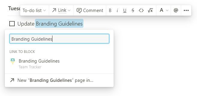 다양한 콘텐츠 페이지와 블록을 연결하는 강력한 시스템으로 노션의 모든 것이 상호 연결되어 있다. ⓒ JR RAPHAEL/IDG