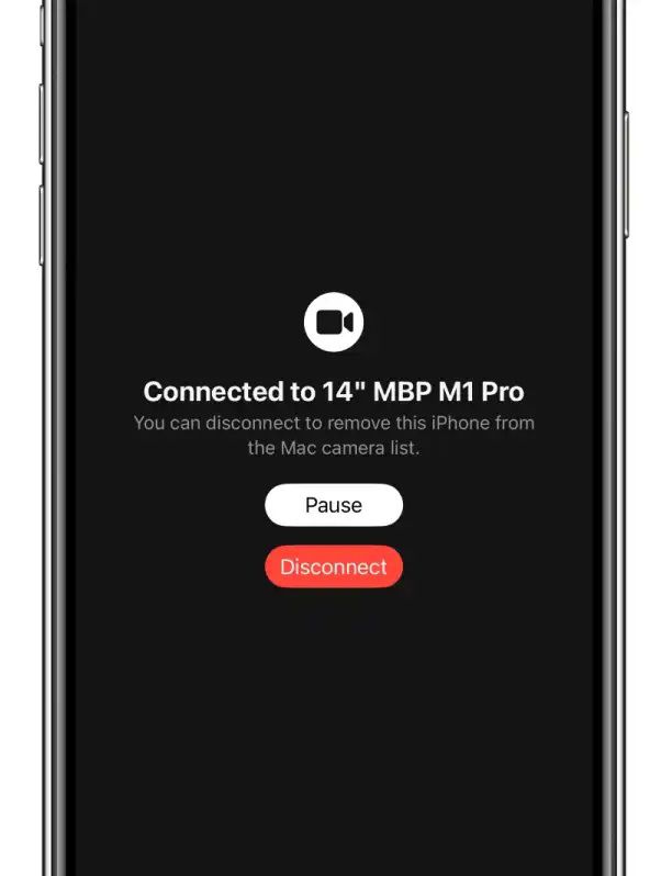 ⓒ 맥과 연결 해제 후 나오는 메시지 출처: Foundry