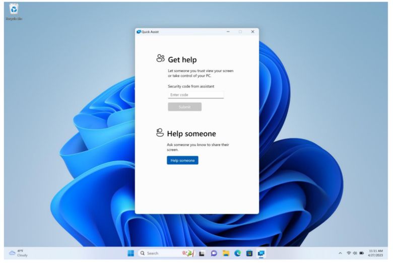 마이크로소프트는 윈도우 11의 퀵 어시스트 기능을 강화하고 있다. ⓒ Microsoft
