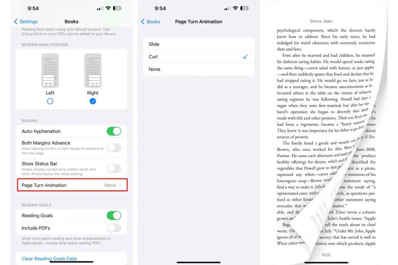 iOS 16.4에서는 페이지 넘기는 애니메이션이 다시 돌아왔다. ⓒFoundry