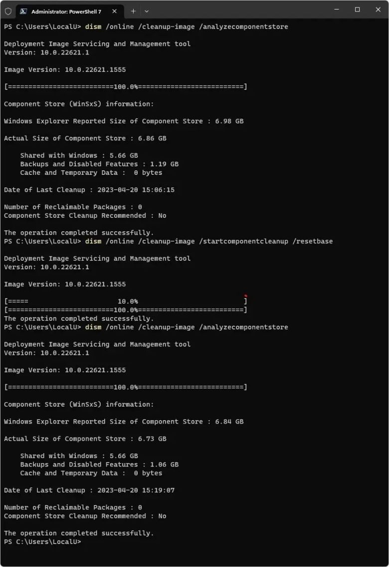 <화면 3> 이미 잘 정리된 PC에서 실행해도 추가 공간을 회수할 수 있다. ⓒ Ed Tittel/IDG