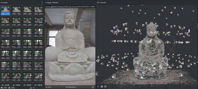 메시룸은 실제 객체의 사진에서 3D 그리드를 만든다. ⓒIDG