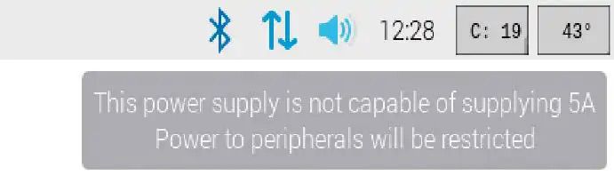 라즈베리 파이는 20와트 전원을 사용하지만, 외부 USB 기기에는 이 중 일부만 공급된다. ⓒ IDG