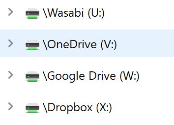 레이드라이브는 서비스를 네트워크 드라이브로 마운트하지만 파일 기능은 동일하다. ⓒ PCWorld