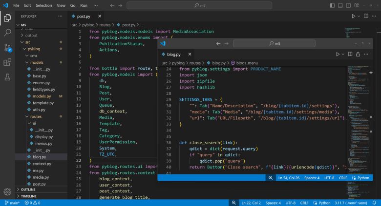탭을 분리해서 독립적인 창으로 만들어 데스크톱에서 자유롭게 옮길 수 있다. 참고로 분리된 창에는 기본 창의 메뉴가 제공되지 않는다. ⓒ Foundry