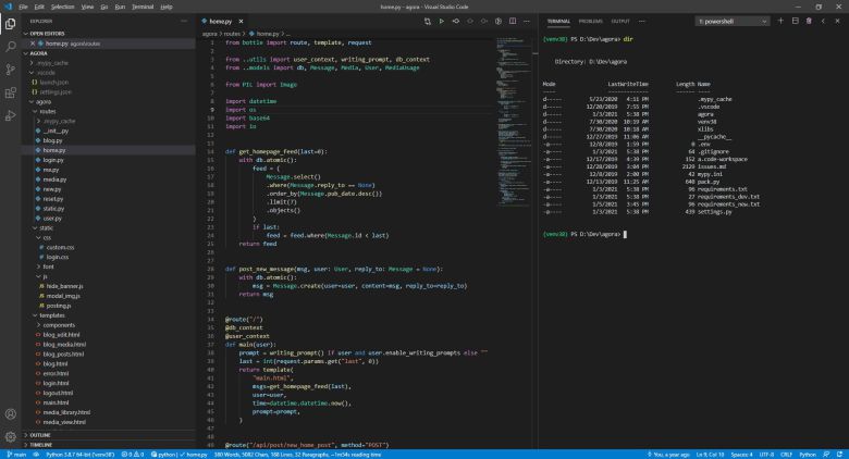 VS 코드에서는 여러 커서를 사용하여 한 문서의 여러 위치에 동시에 입력할 수 있다. ⓒ Foundry