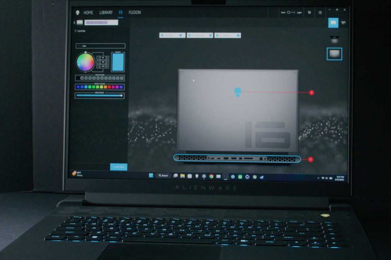 에일리언웨어 노트북의 에일리언웨어 커맨드 센터(AWCC) ⓒ Thiago Trevisan/PCWorld