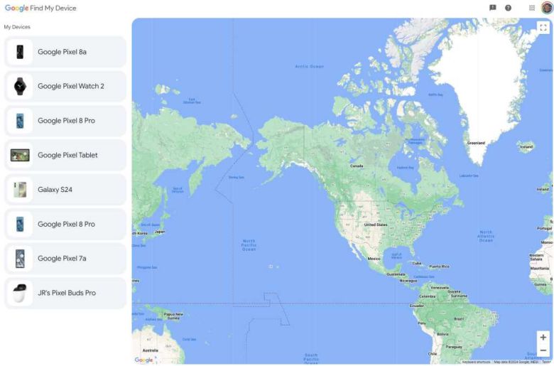 ‘내 기기 찾기’ 웹사이트를 사용하면 모든 유형의 기기에서 분실된 기기를 쉽게 찾을 수 있다. ⓒ Foundry